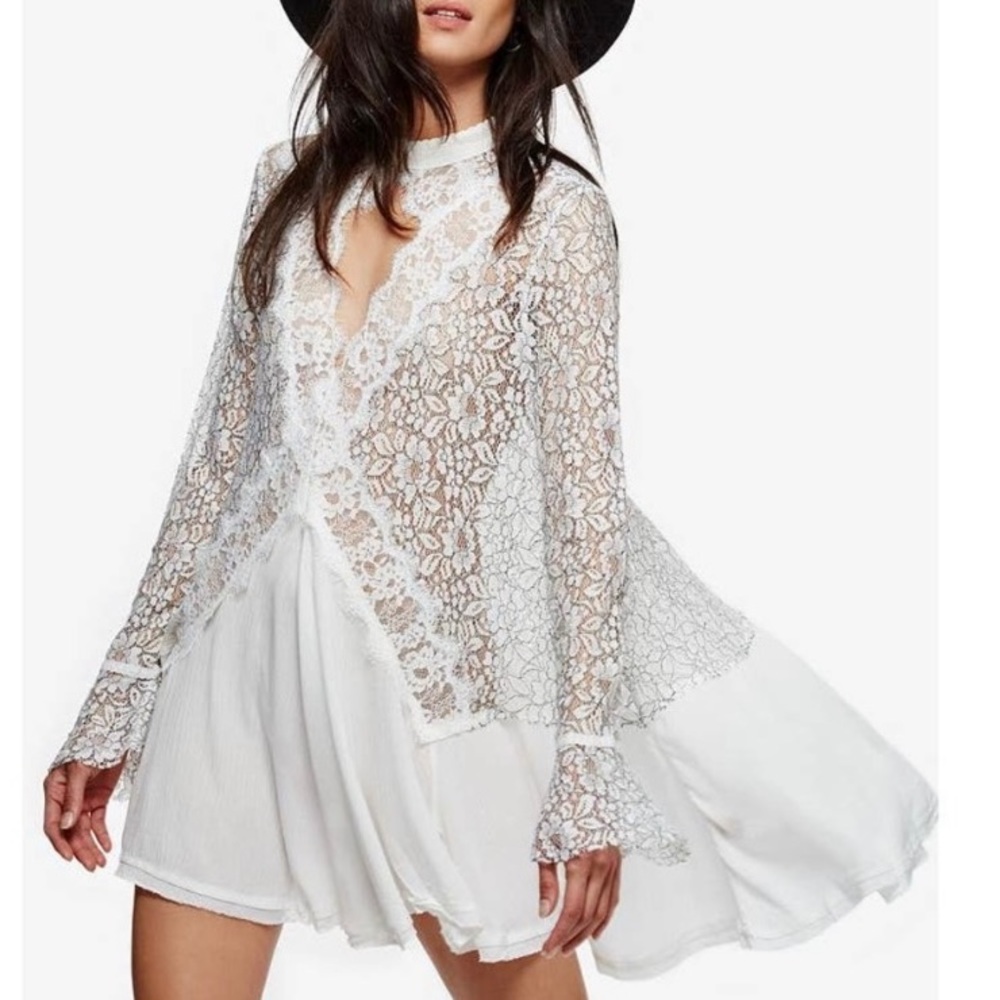 Free People Tell Tale Tunic Blouse